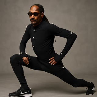 SnoopDogg in a stretch motion suit-1