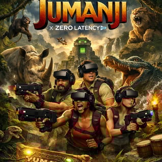 jumanji x Zero Latency VR collsaboration